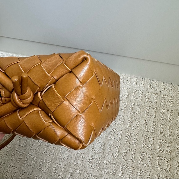 Bottega Veneta Mini Loop Camera Bag Camel Brown - Picture 8 of 13
